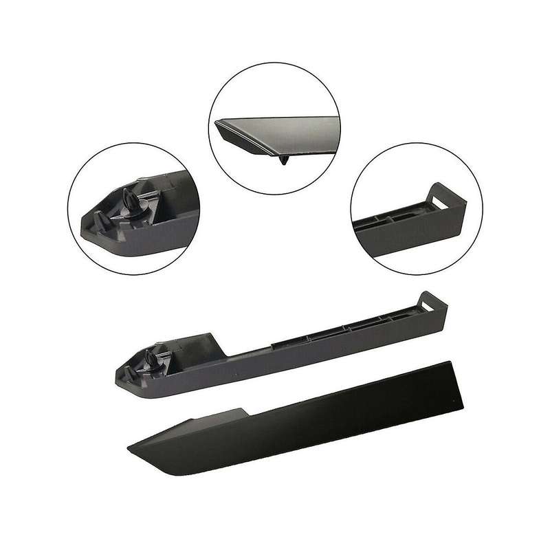 1Pair Car Bumper Filler Decorative Strip for 2.7L 4.0L 2012-2015 Black Bumper Trim 52503-04900 52502