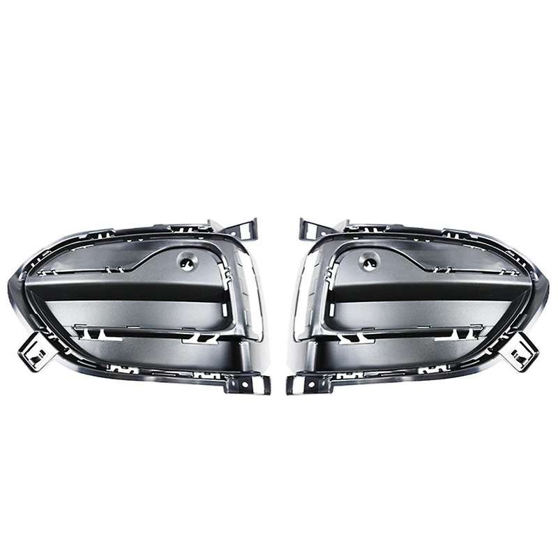 1pair Car Bumper Decorative Strip (lh+rh) for X6 F16 2014-2019 Fog Light Frame Trim 51117336511 5111