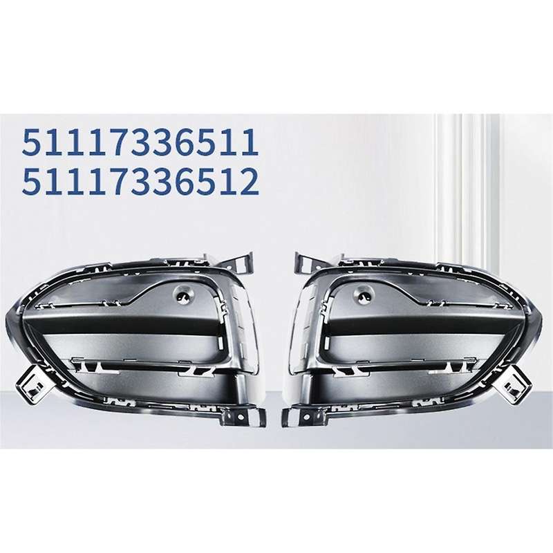 1pair Car Bumper Decorative Strip (lh+rh) for X6 F16 2014-2019 Fog Light Frame Trim 51117336511 5111