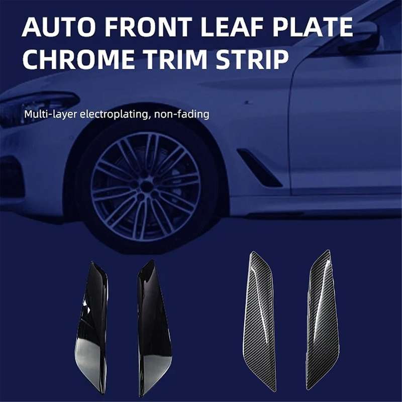 1Pair Car Body Trim Strip for 5 Series G30 G31 G38 2018-2022 51137349593 51137349594Side Air Vent Co