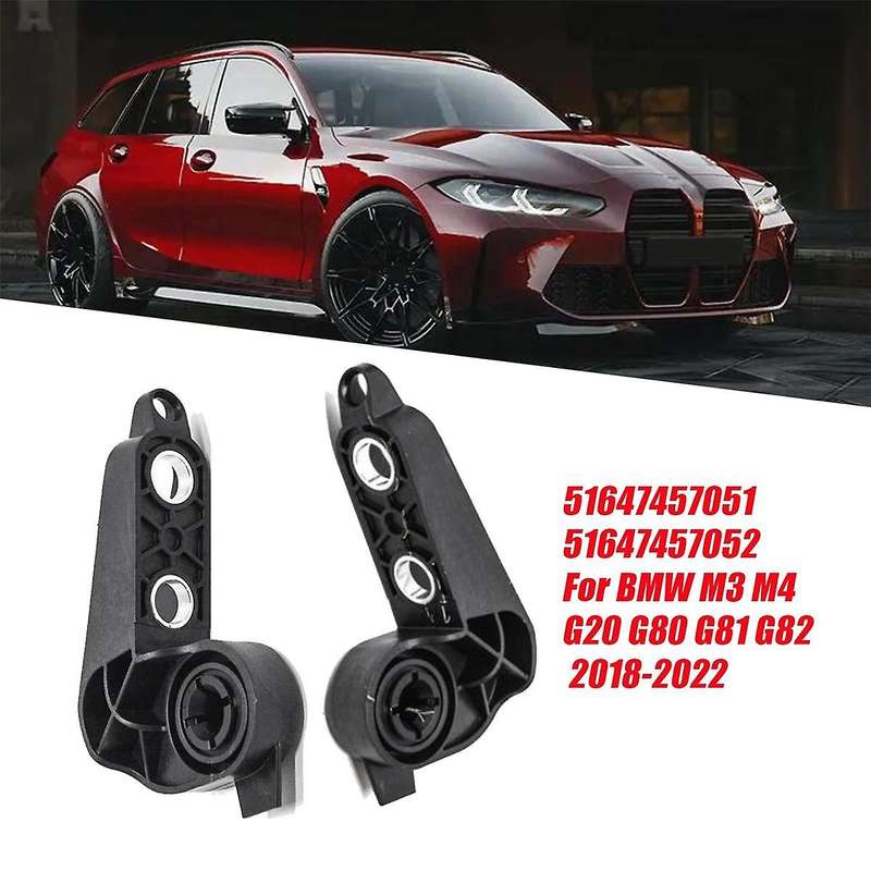 1pair Car Bumper Upper Shutter Bracket 51647457051 51647457052 for M3 G20 G80 G81 G82 2018-2022 Air