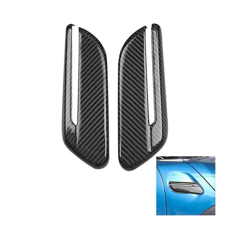 1pair Car Carbon Fiber Side Turn Signal Cover Sticker Decoration for F55 F56 F57 2021 2022