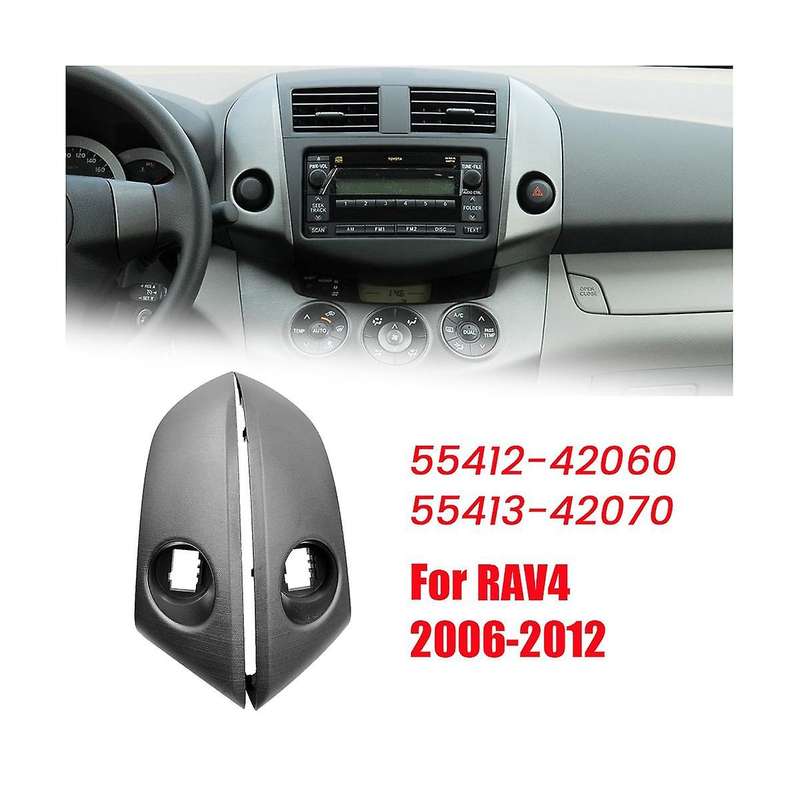 1pair Car Center Instrument Cluster Finish Panel Trim 55412-42060 55413-42070 for 2006 2006-2012 Das