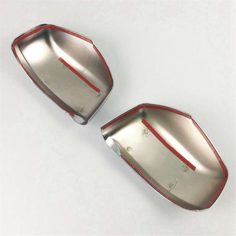 1pair Car Chrome Rearview Mirror Cover Shell for Tiida 2005-2010 Exterior Side Door Reverse Mirror F