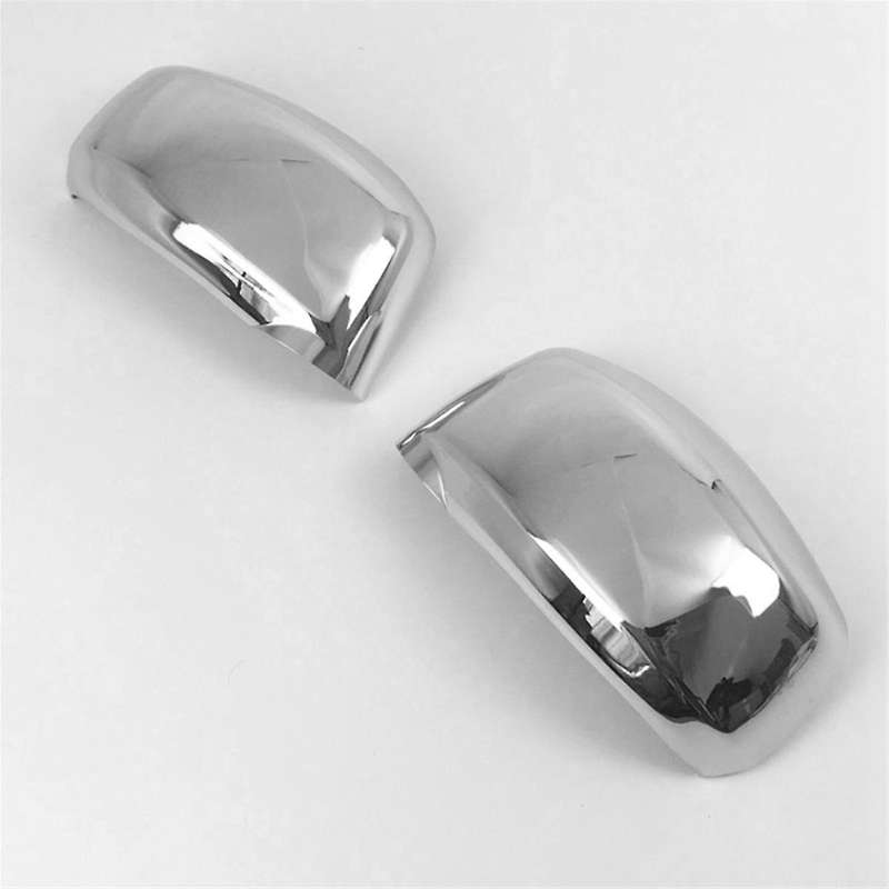1pair Car Chrome Rearview Mirror Cover Shell for Tiida 2005-2010 Exterior Side Door Reverse Mirror F