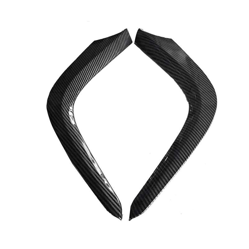 1pair Car Dash A/c Air Vents Trim Strips for Altis 2007-2013 Abs Carbon Fibre Consoles Outlets Lower