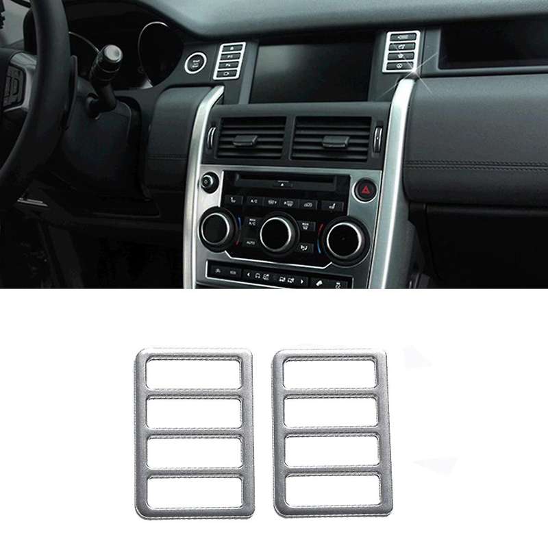 1pair Car Consoles Multimedia Button Frame Trim Cover for Sport 2015-2019 Dashboards Decoration