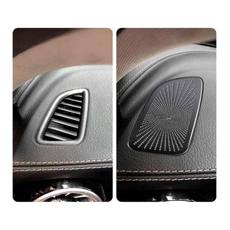 1Pair Car Dashboard Horn Speaker Cover Trim for GLC C-Class W205 C200 C260 X253 2015-2021 Air Outle