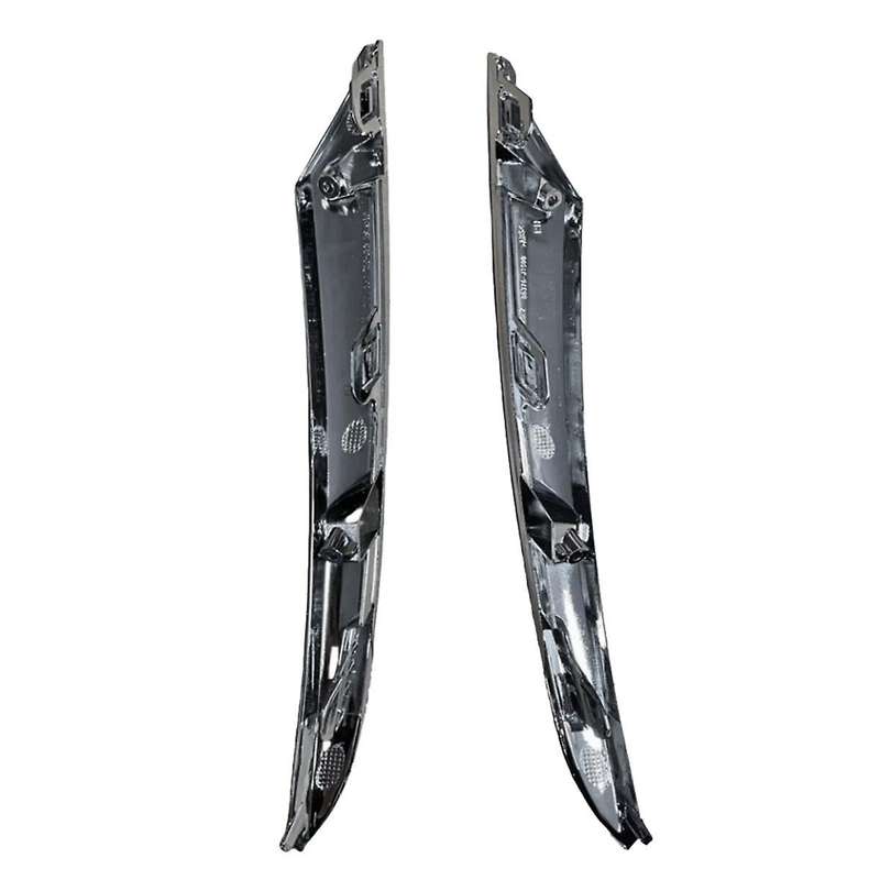 1Pair Car Front Bumper Chrome Trim Strip Cover 86375-J1000 86376-J1000 for Fiesta 2018-2021 Decorat