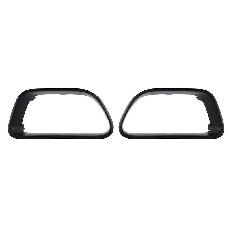 1pair Car Front Bumper Decorative Frame Angel Eyes Refit for C5 9817829477 9817829377 Black