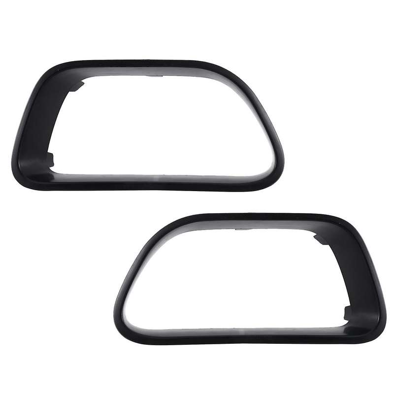 1pair Car Front Bumper Decorative Frame Angel Eyes Refit for C5 9817829477 9817829377 Black