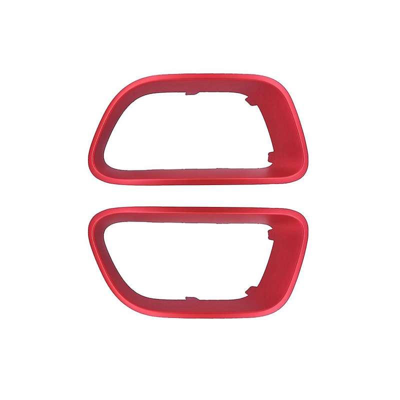 1pair Car Front Bumper Decorative Frame Angel Eyes Refit for C5 9817829477 9817829377 Red