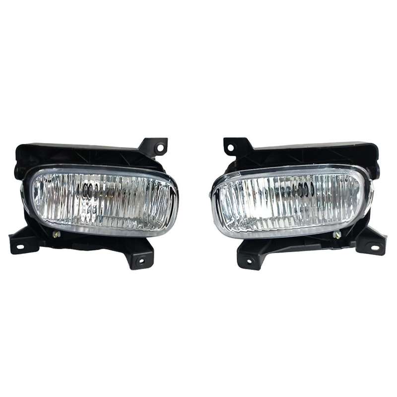 1Pair Car Front Bumper Fog Light 81210-0C010 81220-0C010 for 2000-2006 Fog Lamps with Halogen Bulb