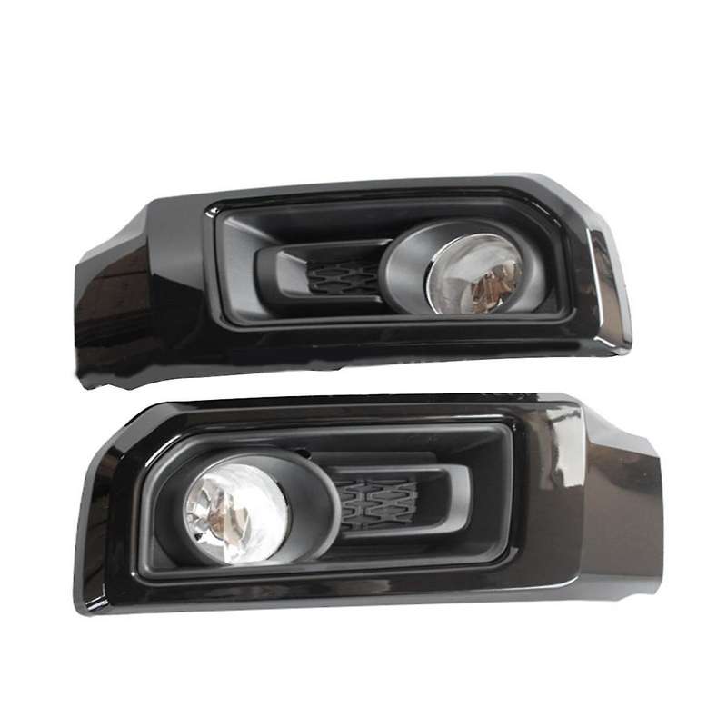 1pair Car Front Bumper Fog Lamp Trim Cover Fog Light Grille Frame for 4runner Limited 2014-2021