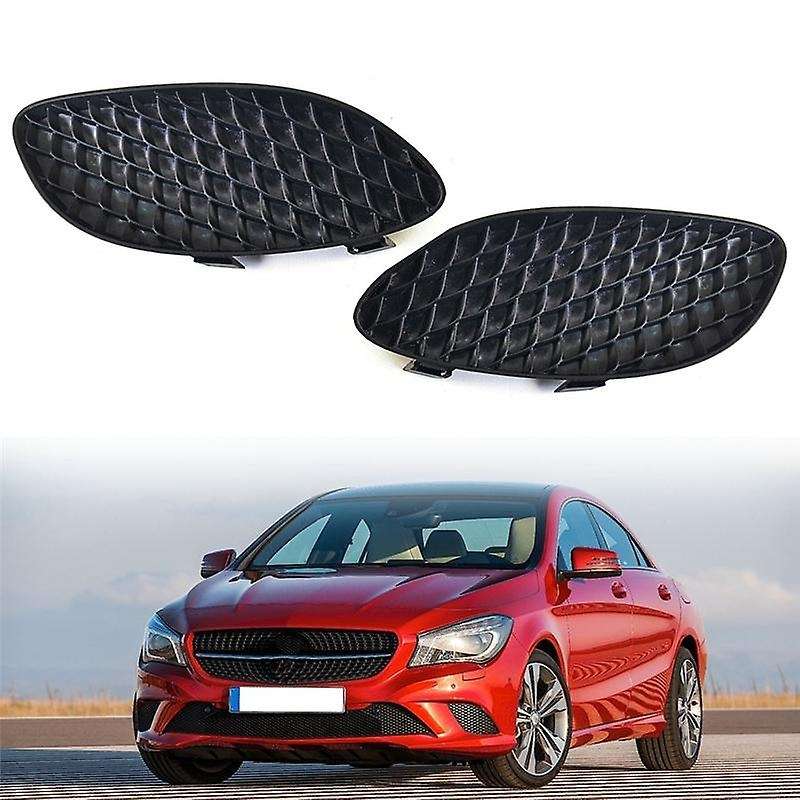 1Pair Car Front Bumper Fog Light Cover Bezel Grille A1178852300 A1178852400 for CLA C117 2013-2019
