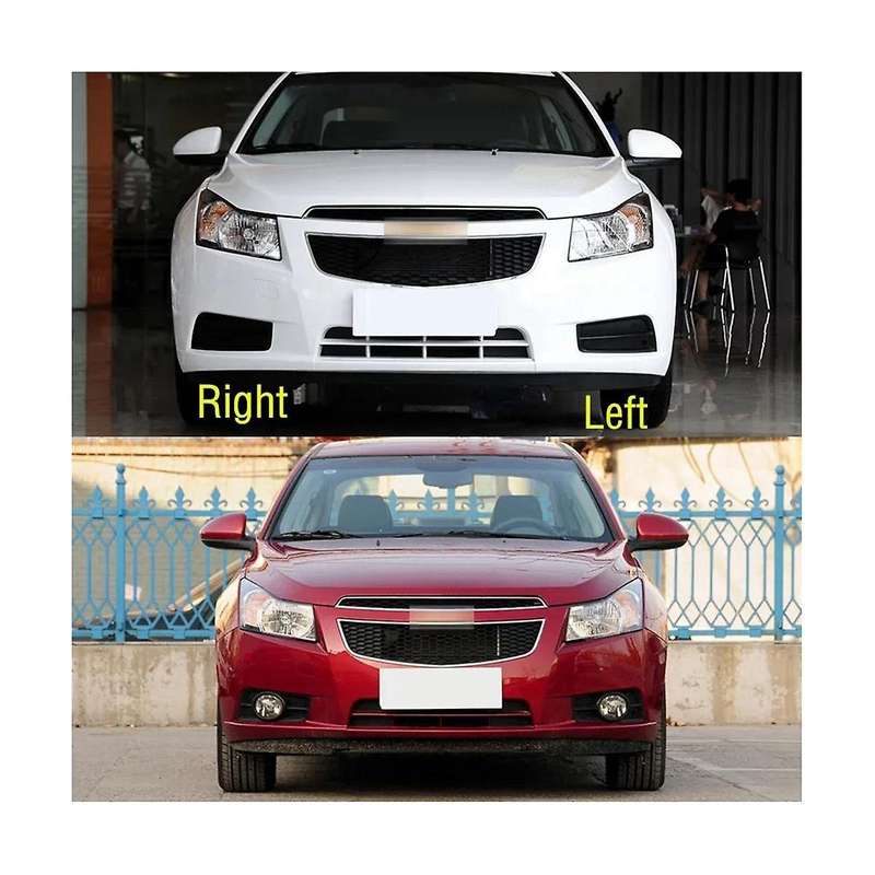 1pair Car Front Bumper Led Fog Lamp Assembly for Cruze 2009-2014 Driving Foglight Daytime Running La