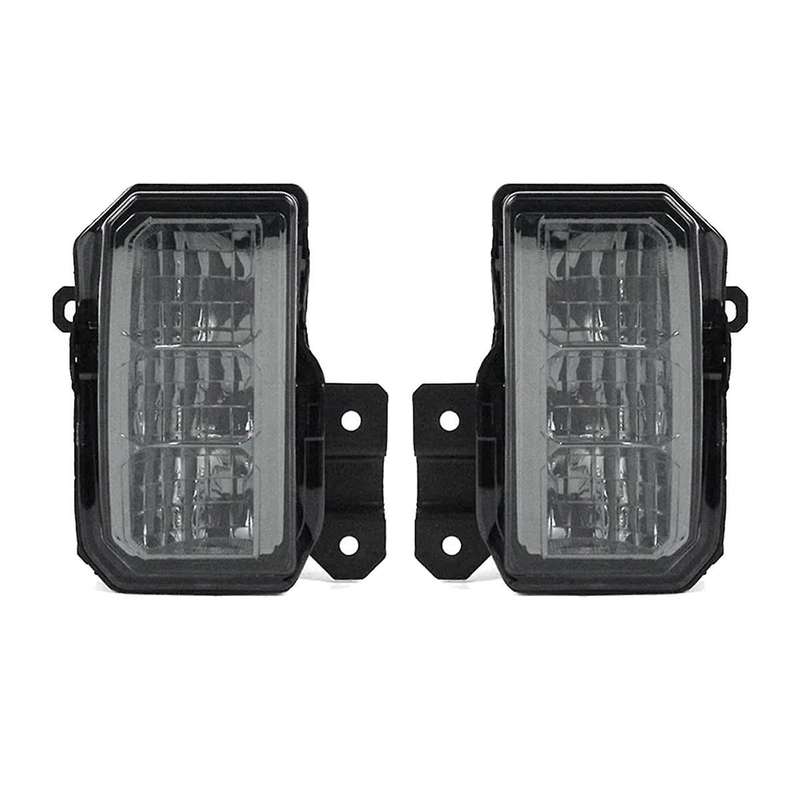 1Pair Car Front Bumper LED DRL Fog Light Lamp for Forester SK 2019-2021 Car Driving Lamp Daytime Run
