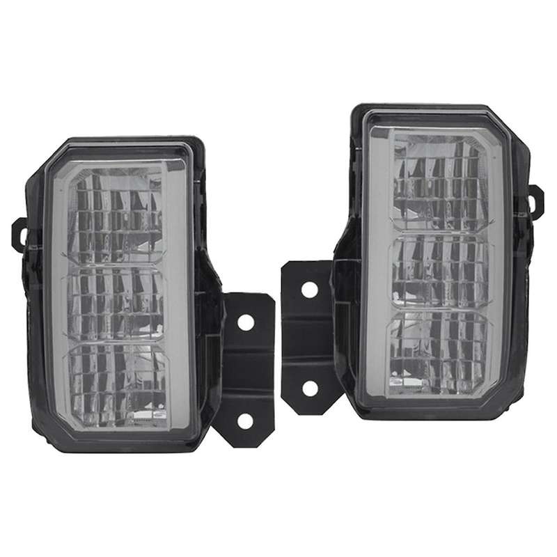 1Pair Car Front Bumper LED DRL Fog Light Lamp for Forester SK 2019-2021 Car Driving Lamp Daytime Run