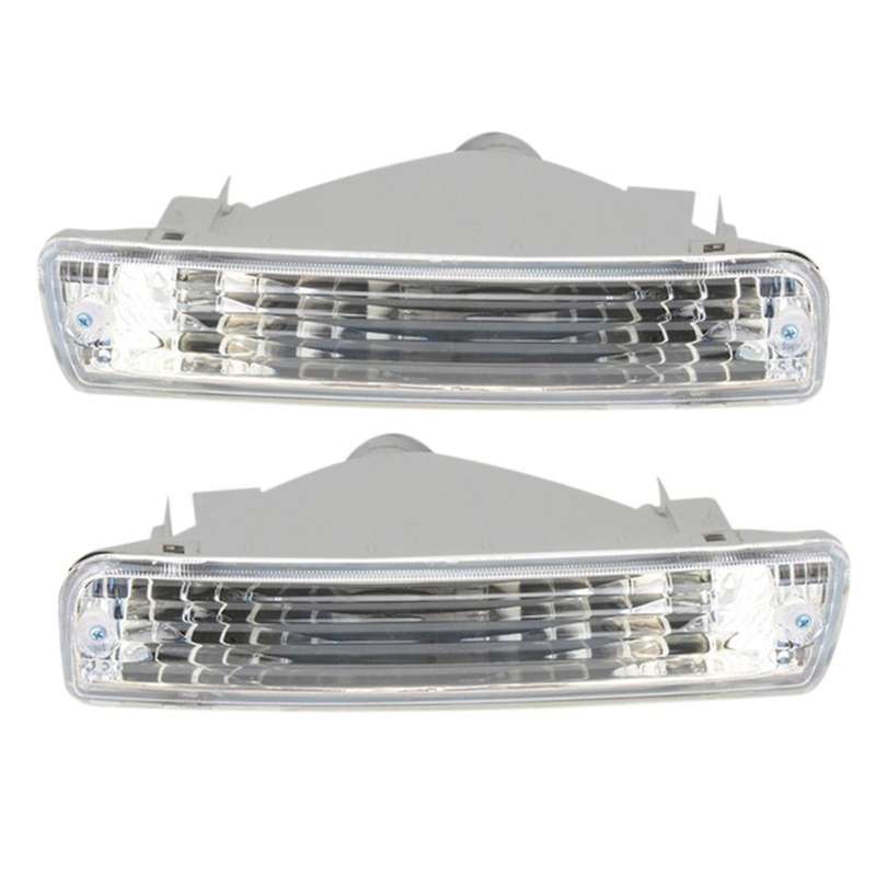 1Pair Car Front Bumper Turn Signal Lamp 81521-60251 81511-60381 for Land Cruiser 80 Series LC80 4.5L
