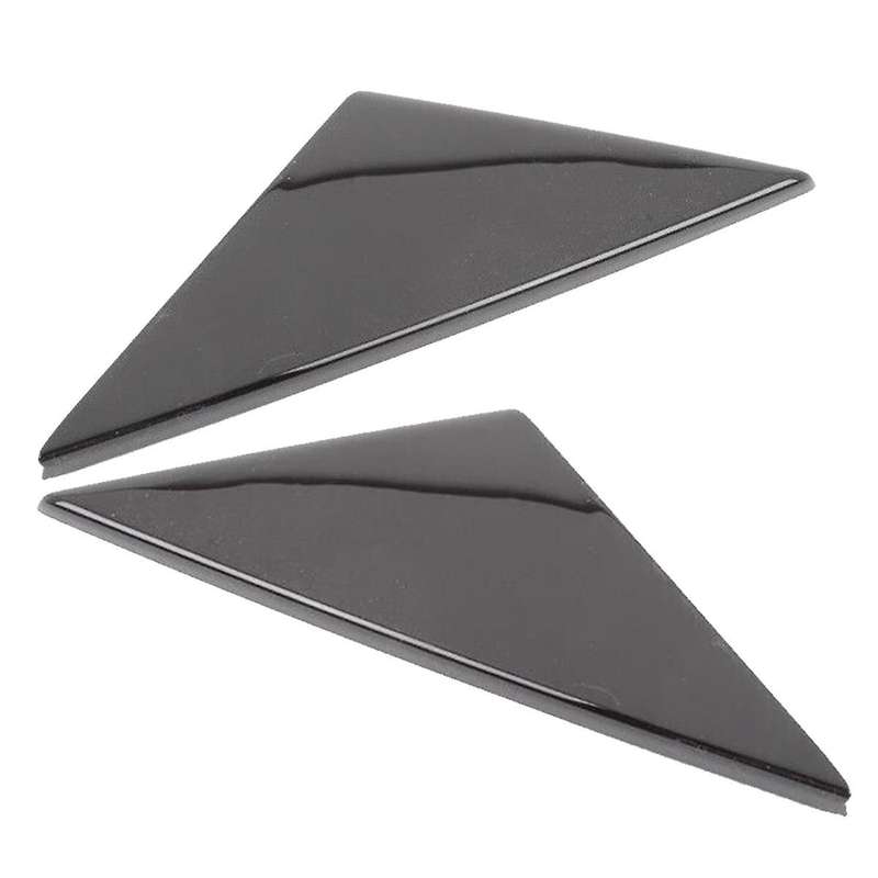1Pair Car Front Door Mirror Triangle Trim Panel Corner Cover for A7 RS7 Sportback 2011-2017 4G883763