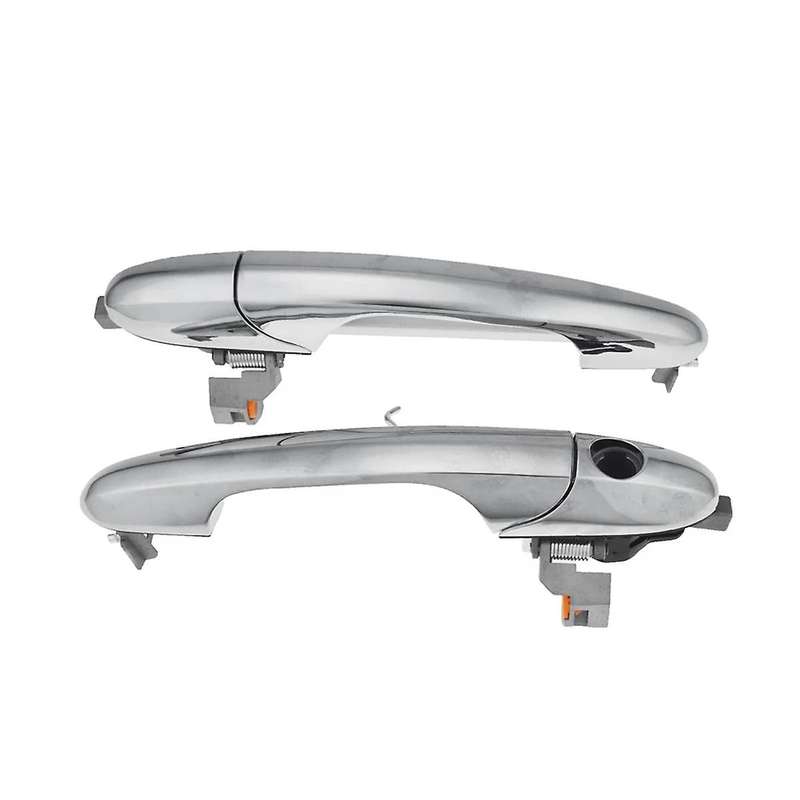 1Pair Car Front Exterior Outside Chrome Door Handle Pull 735592012 for 2007-2019 735451694 735485872