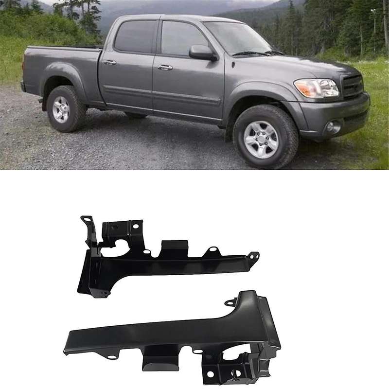 1pair Car Front End Panel Metal 53904-0c050 53903-0c060 for 1999-2006 Headlight Lower Trim Strip Fil