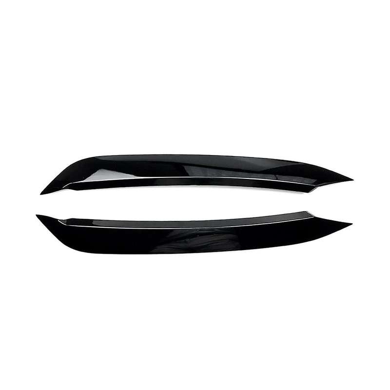 1pair Car Front Headlight Eyebrows Eye Cover Trim Sticker for 2019-2023 Molding Lamp Eyelids Strips