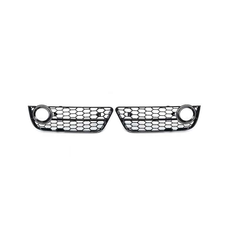 1pair Car Front Grille Grill Lower Bumper Fog Light Cover for A5 Coupe/sportback 08-11 Cabriolet 10