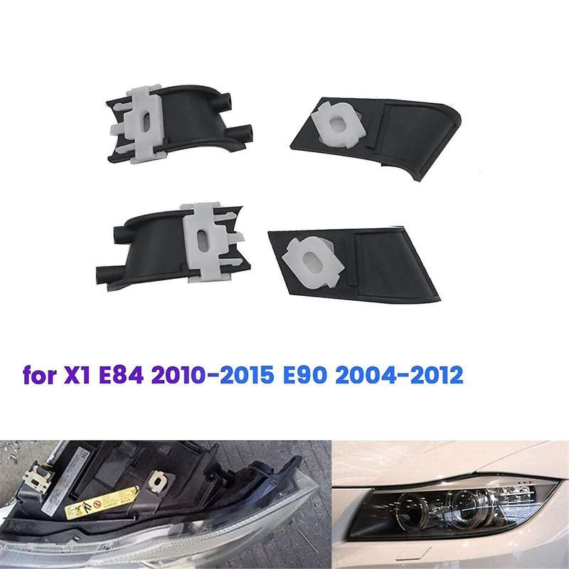 1Pair Car Front Headlight Bracket Repair Kits for X1 E84 2010-2015 E90 2004-2012 Headlight Housing H