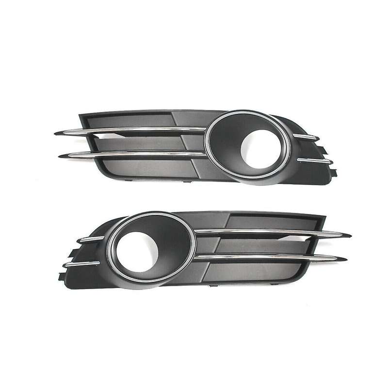 1pair Car Front Lh+rh Bumper Ventilation Grille for A6 C7 2010-2018 Fog Lamp Grille 4gd807681b 4gd80