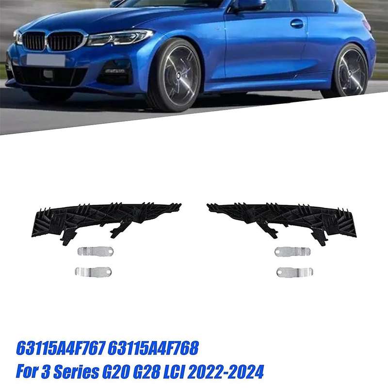 1pair Car Front Headlight Mounting Bracket Repair Kits for 3 Series G20 G28 2022-2024 63115a4f767 63