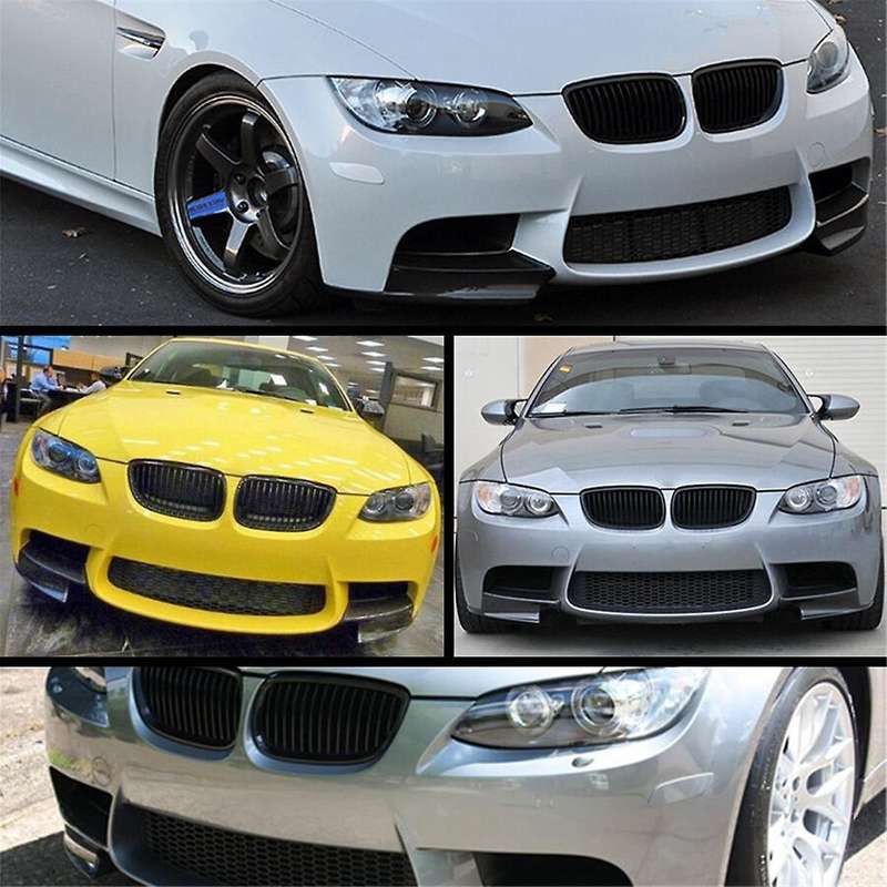 1pair Car Front Left & Right Lower Bumper Splitter for E90 E92 E93 M3 2006-2013 Front Lip Trim Prote