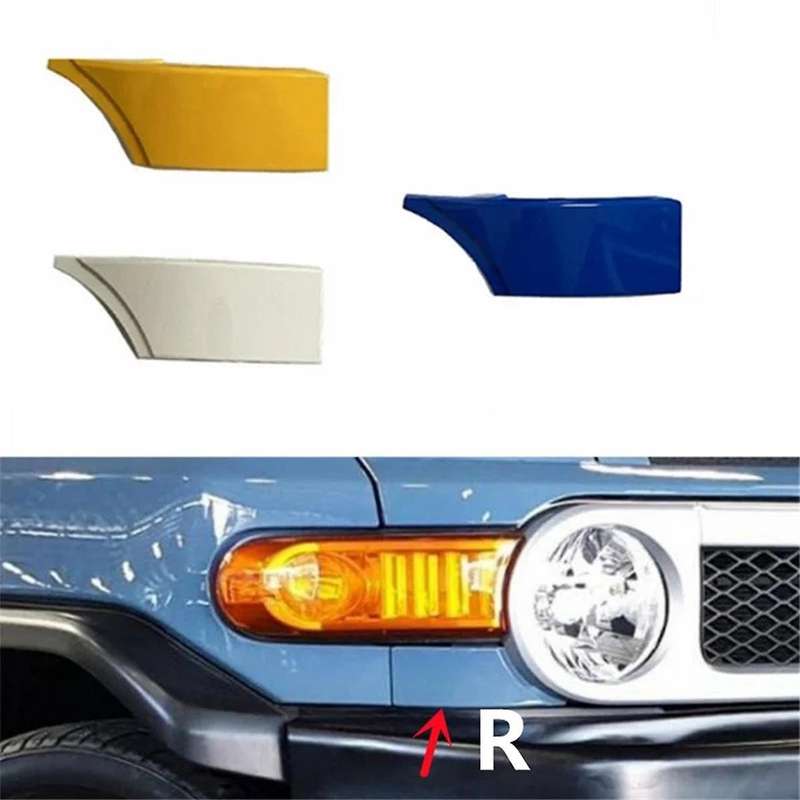 1pair Car Front Lower Bumper Filler Cover 52512-35100 52513-35100-a0 for Cruiser 2007-2014 Corner T