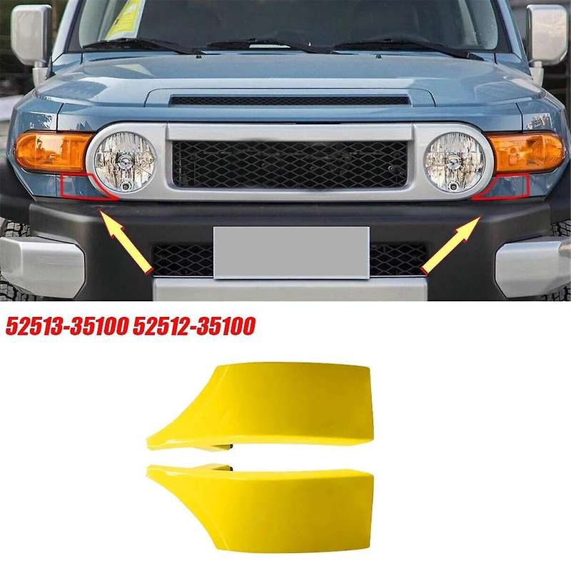 1pair Car Front Lower Bumper Filler Cover 52512-35100-f0 52513-35100 for Cruiser 2007-2014 Corner Tr