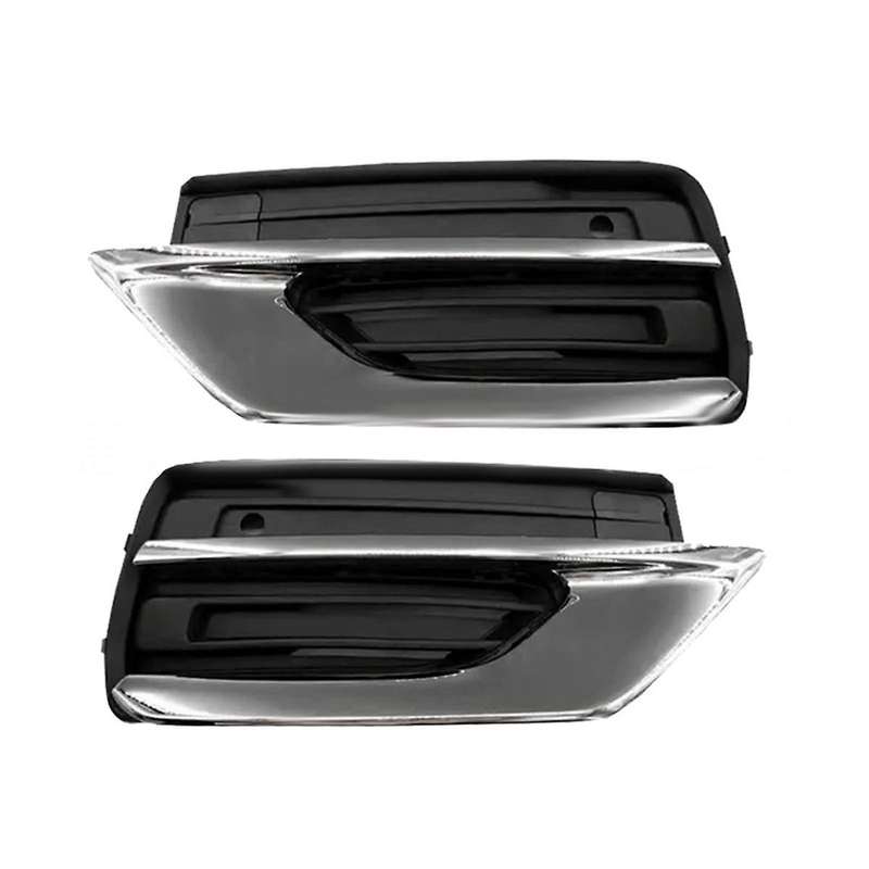 1pair Car Front Lower Bumper Grilles Trim Chrome Cover 31663515 31663514 for Xc90 2019-2022 31663539