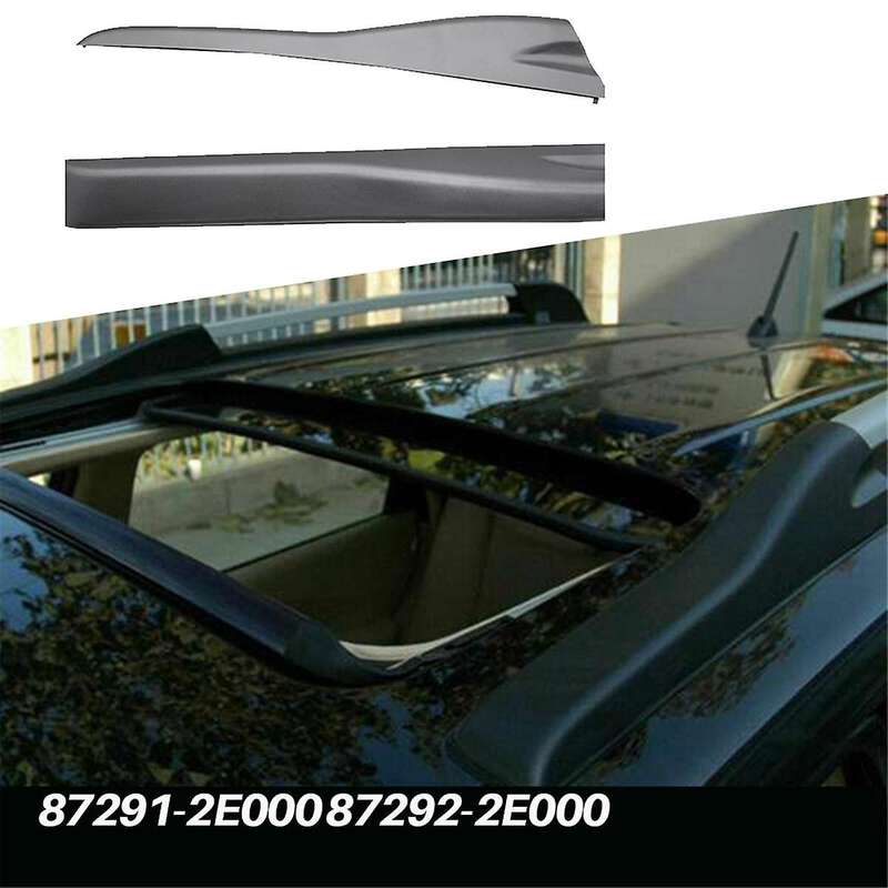 1Pair Car Front Roof Rack Cover Trim 87291-2E000 87292-2E000 for 2005-2009 Luggage Rack Decorative C