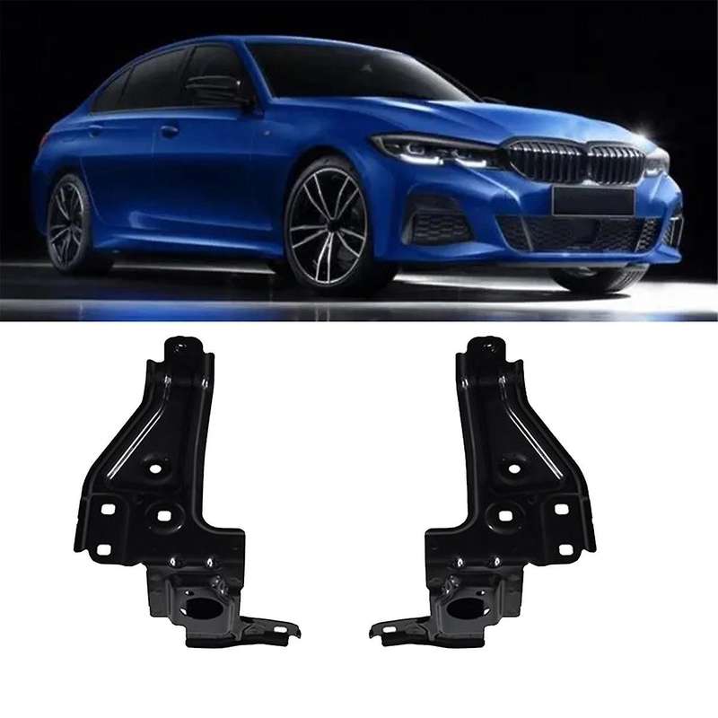 1pair Car Front Side Surround Bracket Support 41355a2f563 41355a2f564 for G70 2022-2024 Bumper Encl