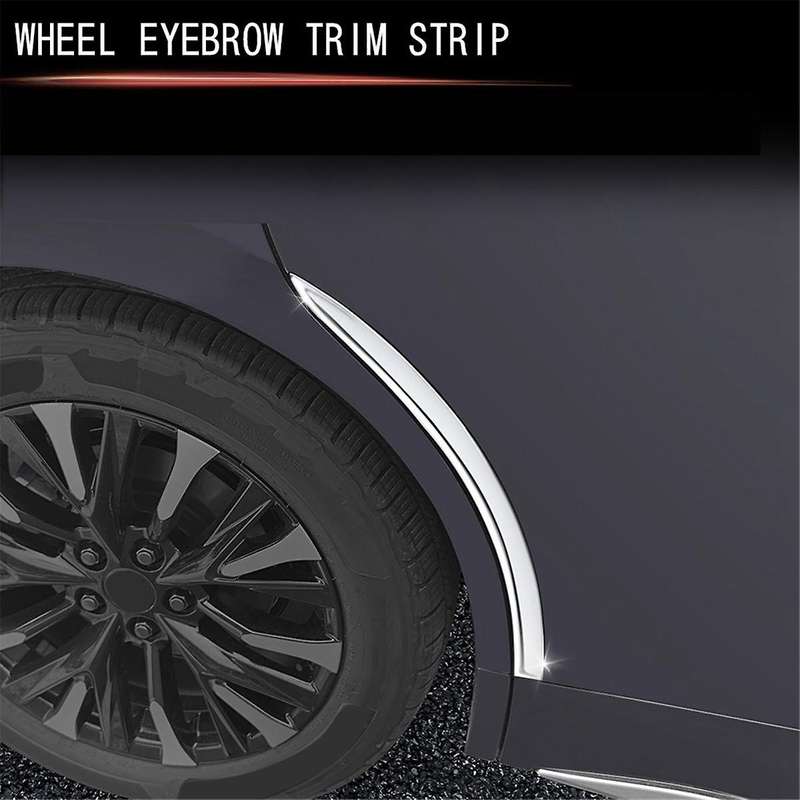 1pair Car Front Wheel Arch Trim Wheel Eyebrow Trim for Alphard 40 Series 2023+ Car Accessories