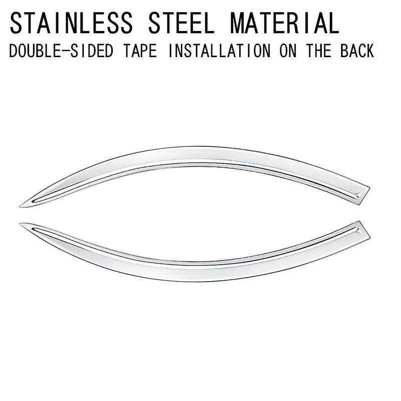 1pair Car Front Wheel Arch Trim Wheel Eyebrow Trim for Alphard 40 Series 2023+ Car Accessories