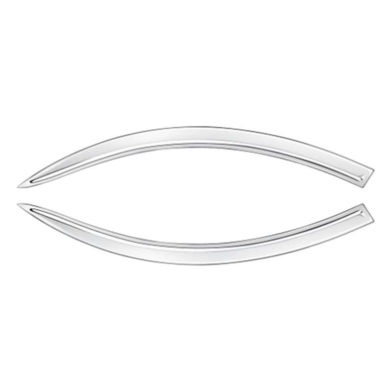 1pair Car Front Wheel Arch Trim Wheel Eyebrow Trim for Alphard 40 Series 2023+ Car Accessories
