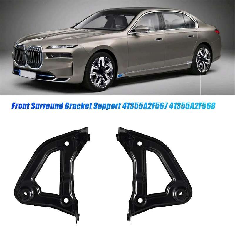 1pair Car Front Surround Bracket Support 41355a2f567 41355a2f568 for G70 2022-2024 Side Enclosure Le
