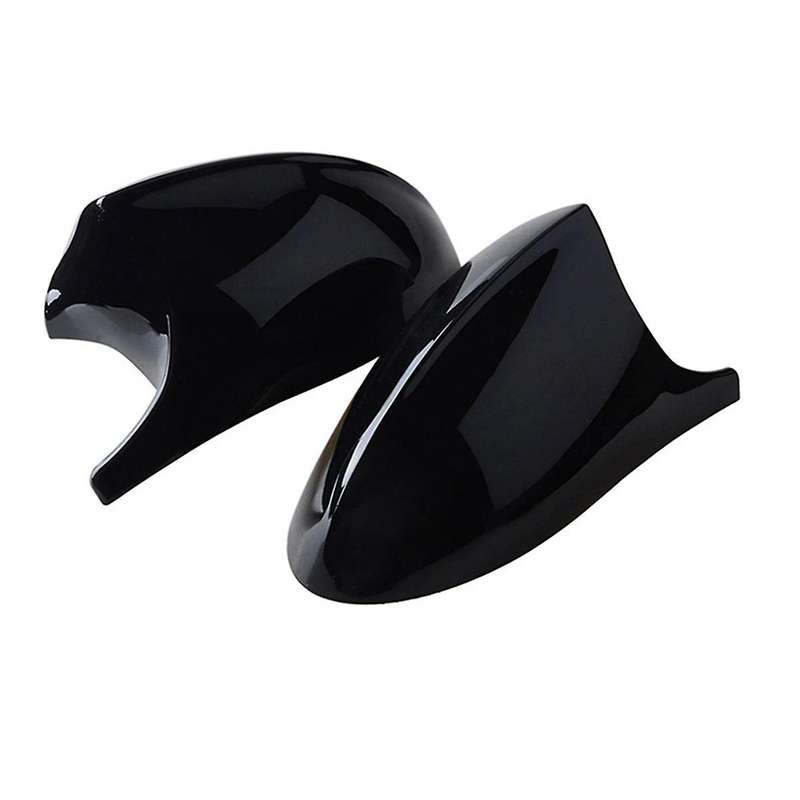 1pair Car Glossy Black Cow Corner Rear View Mirror for 1 3 Series E81 E87 E90 E92 2004 2005 2006 20