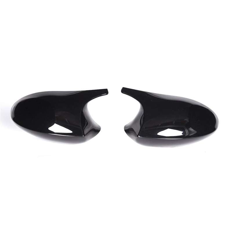 1pair Car Glossy Black Cow Corner Rear View Mirror for 1 3 Series E81 E87 E90 E92 2004 2005 2006 20