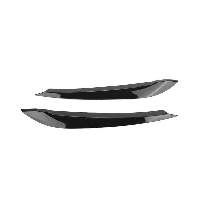 1pair Car Headlight Eyebrow Molding Trim Sticker for 2019-2022 Lamp Eyelids Decorative Strips Lid C