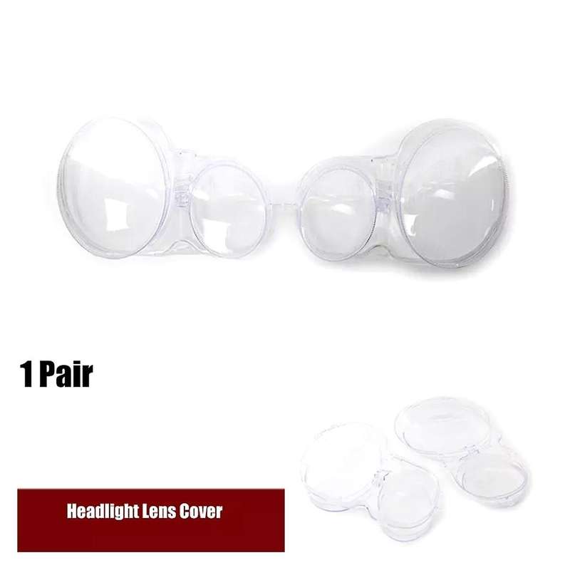 1Pair Car Headlight Lamp Mask Cover Lens A2108205061 A2108204961 for W210 E200 E240 E260 E280 99-03