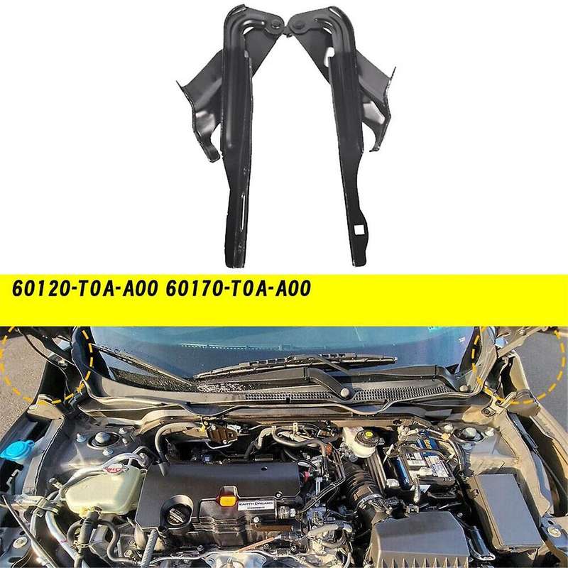 1pair Car Hood Hinge 60120-t0a-a00 60170-t0a-a00 for -v 2012-2016 Rm1 Rm2 Rm3 Rm4 Engine Cover Hinge