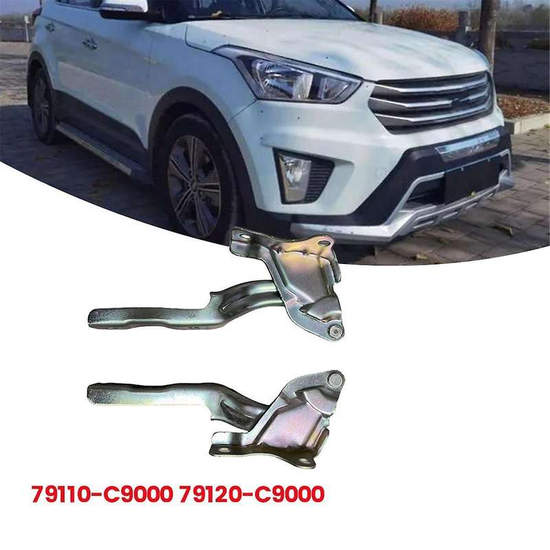 1Pair Car Hood Hinges Driver & Passenger Side 79110-C9000 79120C9000 for IX25 2014-2019 Engine Bonn