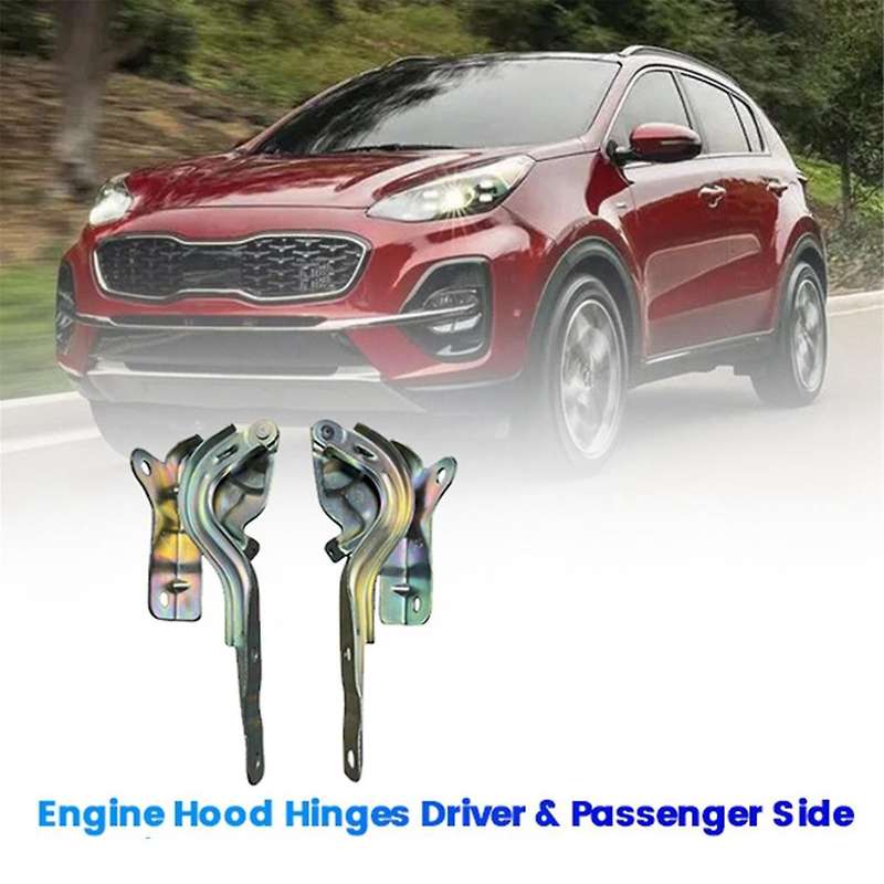 1Pair Car Hood Hinges Driver & Passenger Side 66920-Q2000 66910-Q2000 for 2019-2021 Engine Bonnet Hi