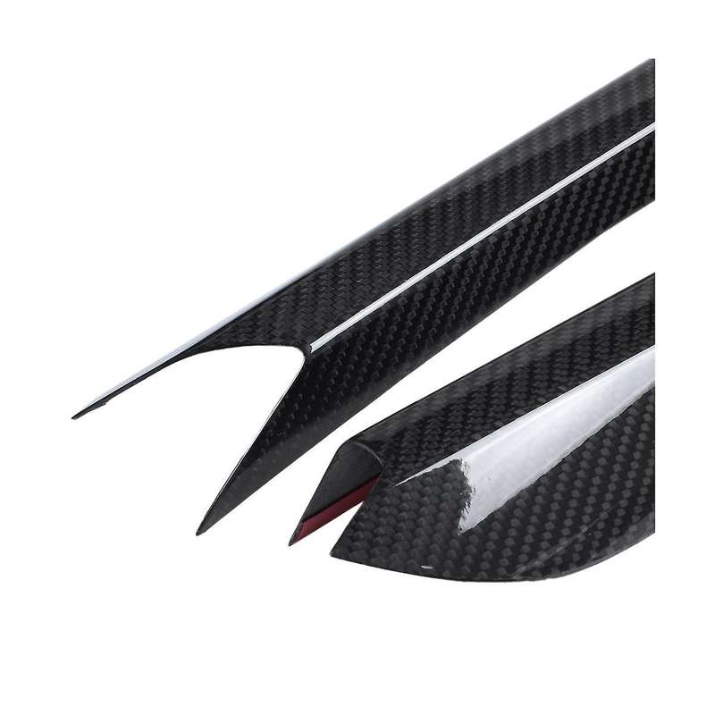 1pair Car Interior for X5 F15 2014-2018 Real Carbon Fiber Center Console Gear Shift Panel Side Trim