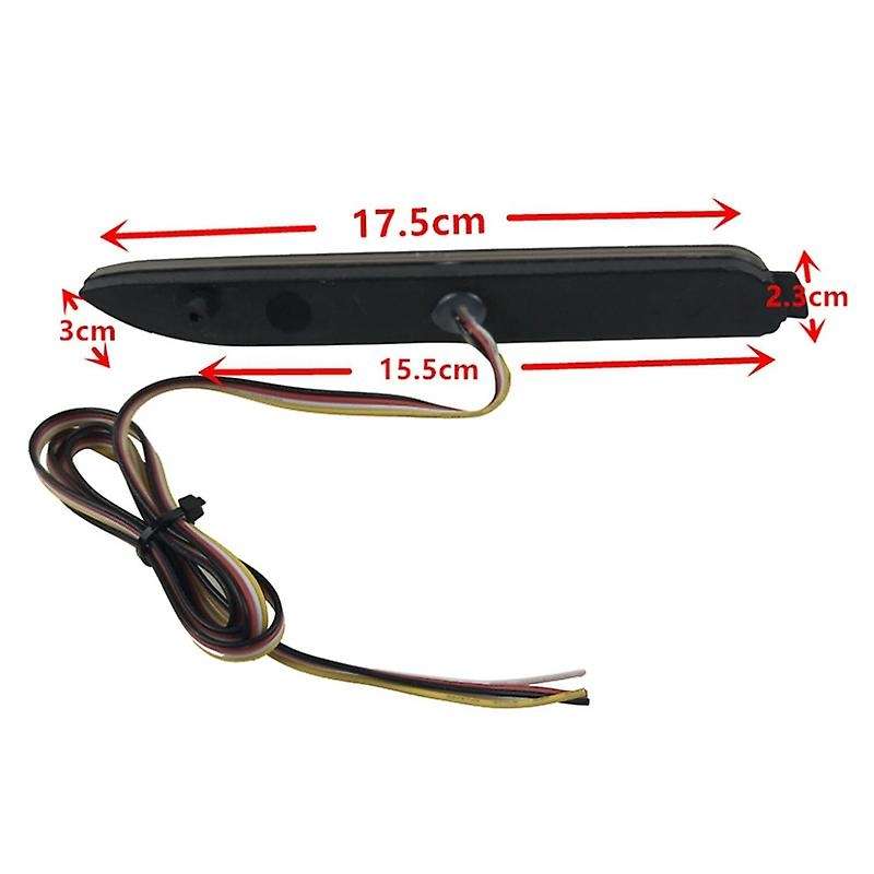 1Pair Car LED Rear Bumper Reflector Brake Lights Lamp for ///Sienna/Venza//